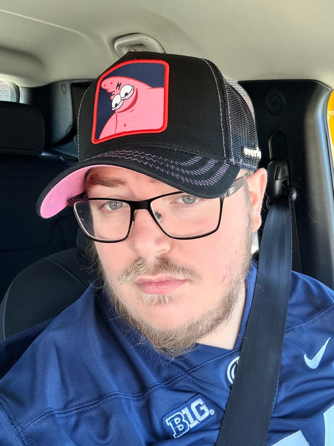 Customer photo review of OVERLORD X SpongeBob: Savage Patrick Trucker Cap