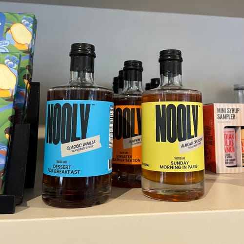 Customer photo review of Almond Coffee Syrup