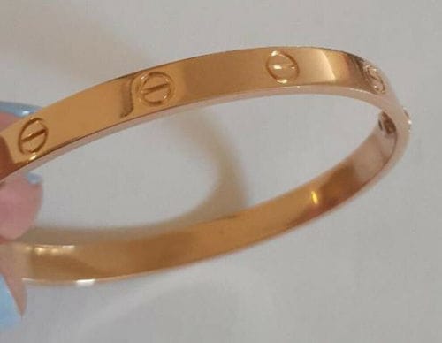 Customer photo review of LOVE BRACELET 6.1MM