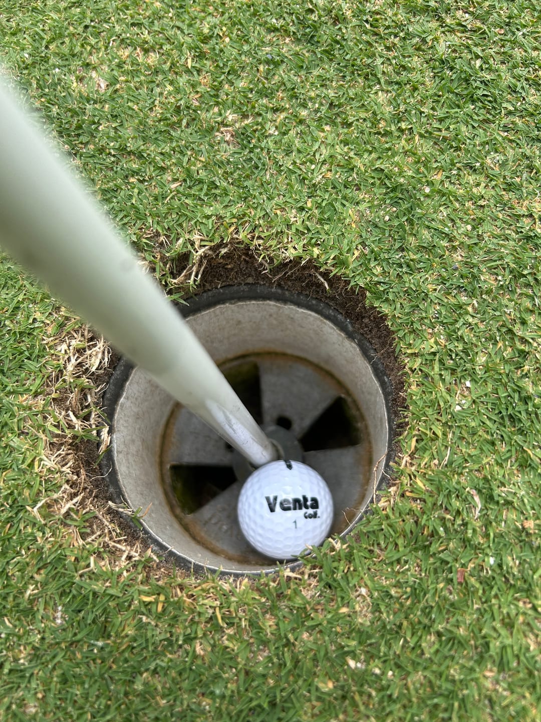 Customer photo review of Ultra Straight Self Correcting Golf Ball (75% Straighter Flight)