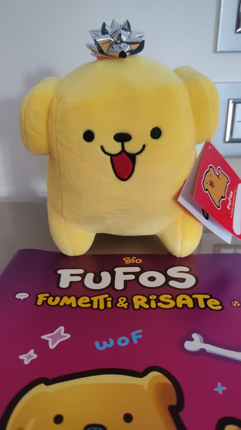 Customer photo review of Peluche Fufos + Albo Fumetti e Risate!