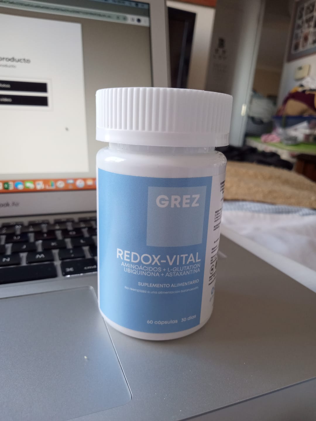 Customer photo review of REDOX-VITAL - Aminoácidos, L-glutation, vitaminas y minerales