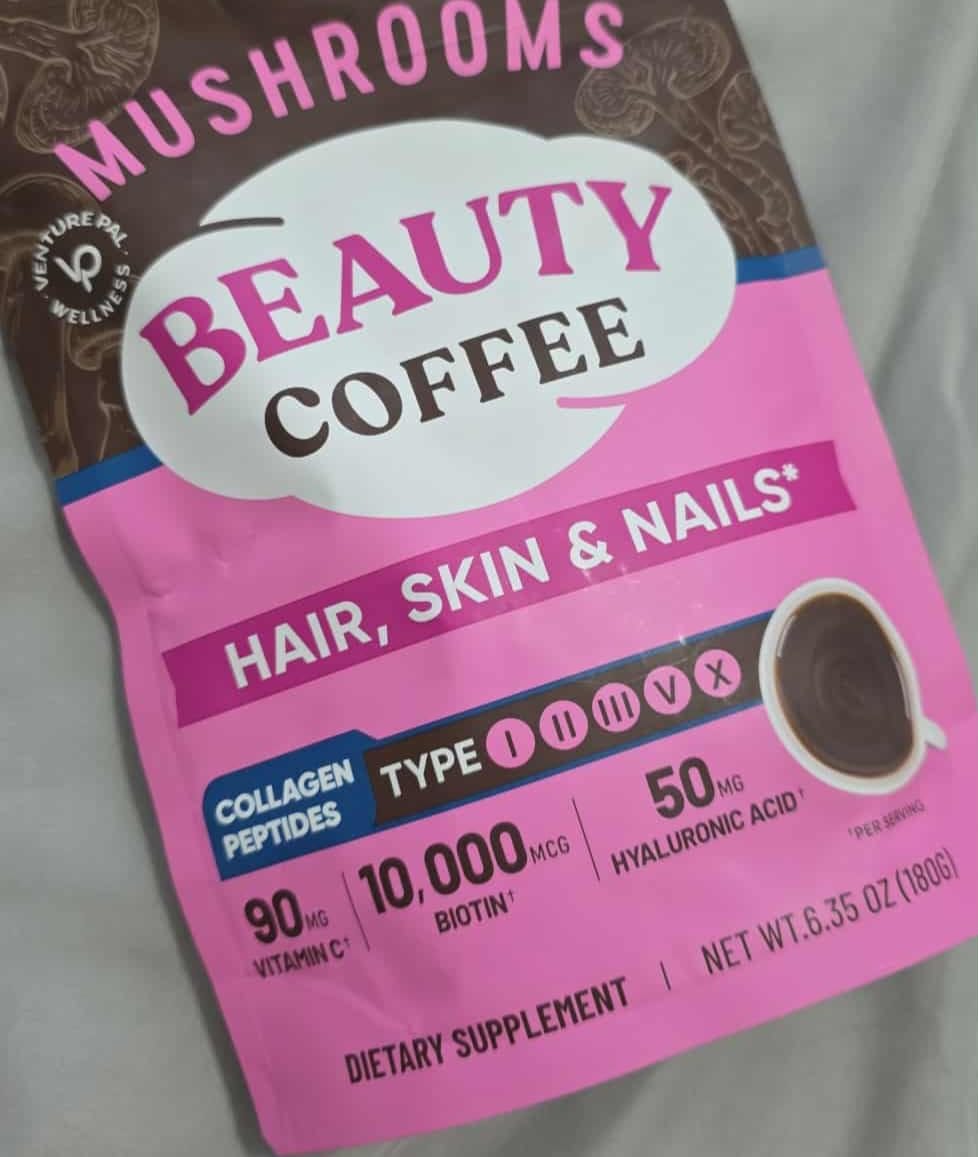 Customer photo review of Mushroom Beauty Coffee - 30 servings