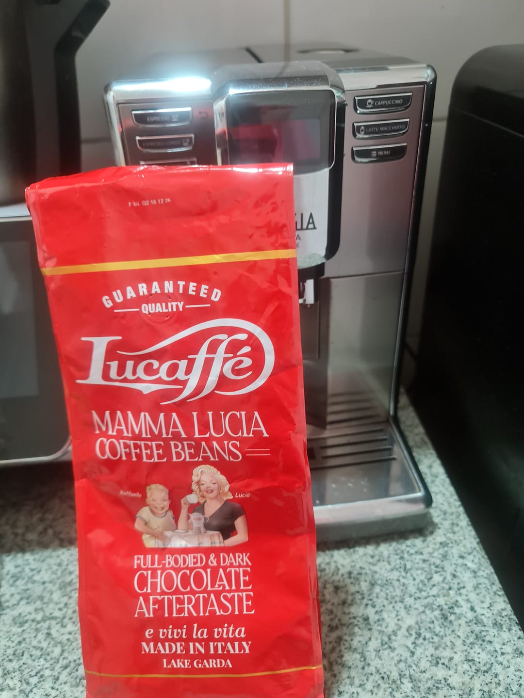 Customer photo review of Lucaffe Mamma Lucia 1 kg Grano Entero