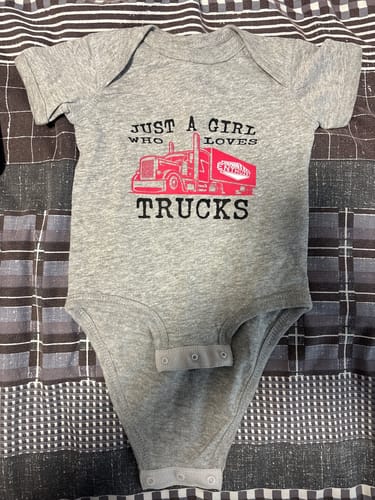 Customer photo review of YOUNG ENTHUZST ONESIE