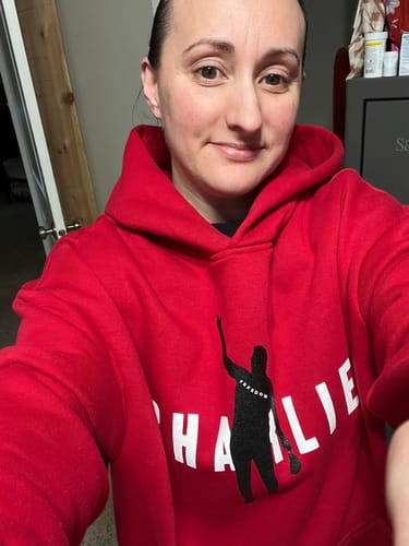 Customer photo review of Air Charlie Hoodie