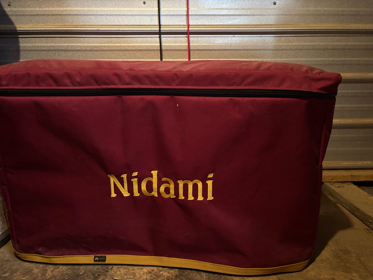 Customer photo review of Custom Tack Trunk Cover - For Any Standard Size Trunk