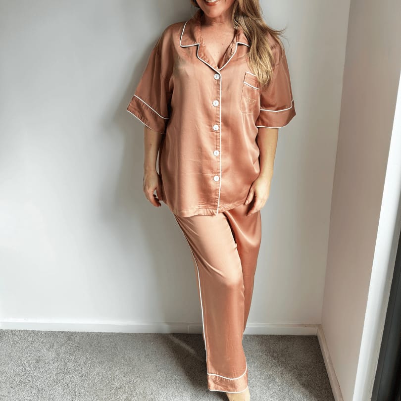 Customer photo review of Menopause Cooling Pyjama Autumn-Winter Set