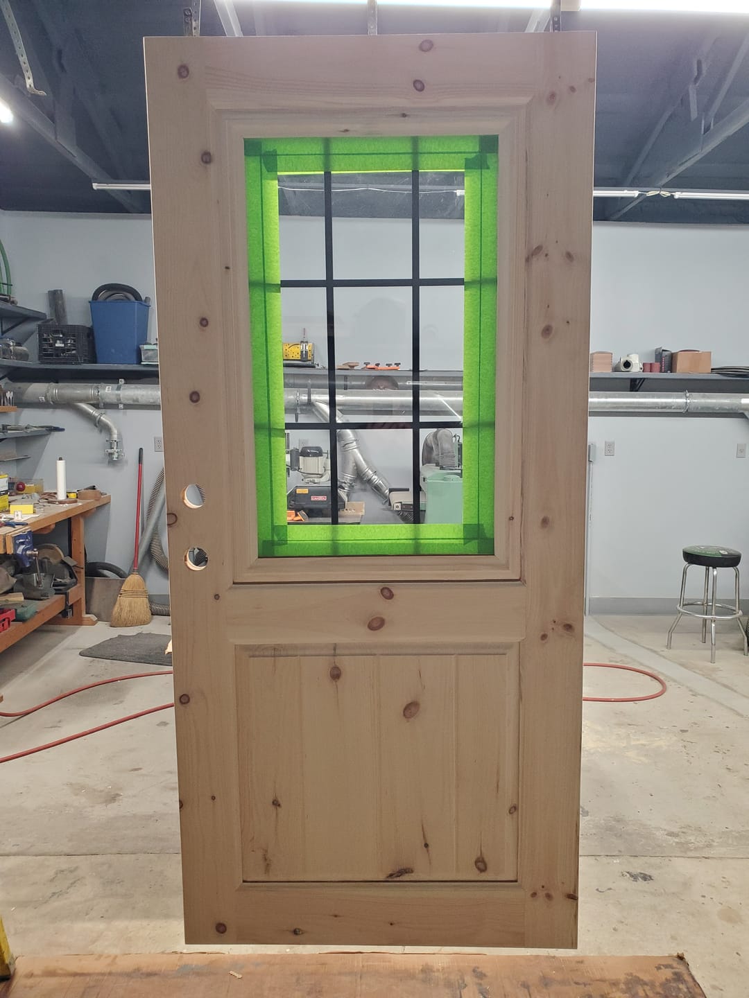 Customer photo review of Grills Between Glass 9 Lite Glass and Frame Kit (Half Lite)