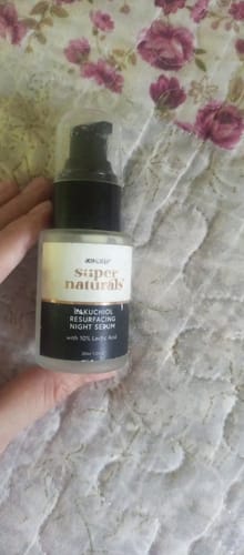 Customer photo review of BAKUCHIOL RESURFACING NIGHT SERUM - with 10% Lactic Acid