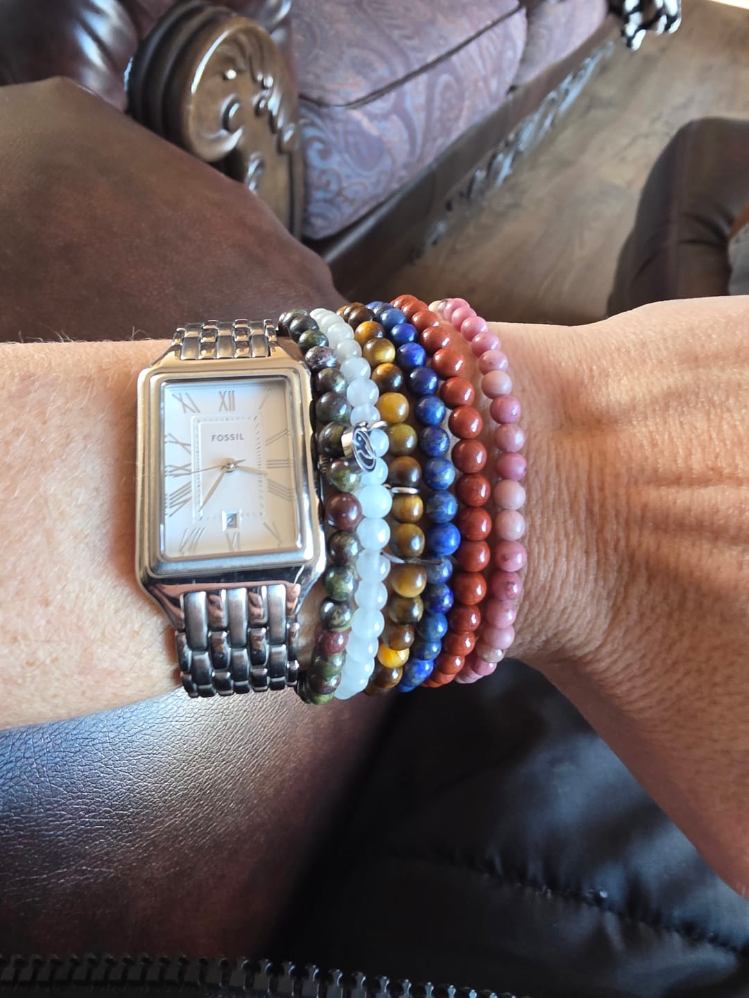 Customer photo review of Red Jasper Bracelet Mini