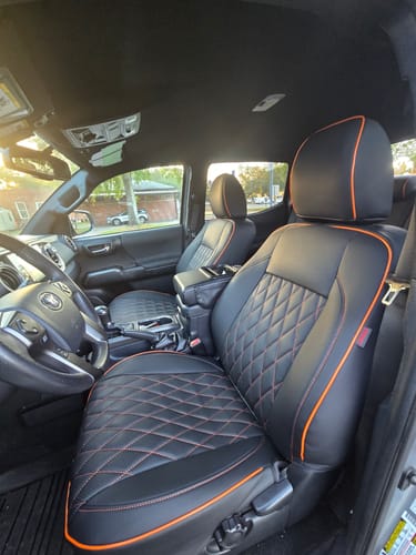 Customer photo review of Premium Custom-Fit Seat Covers