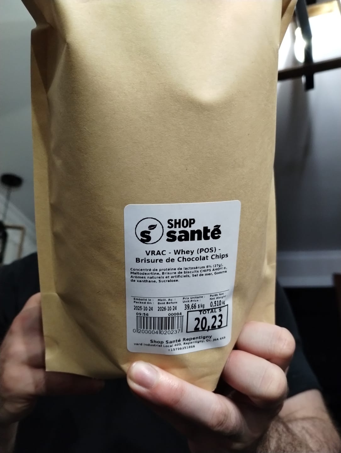 Customer photo review of VRAC - Whey (1lb)