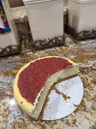 Customer photo review of New York Style Cheesecake