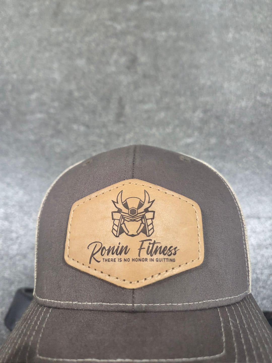 Customer photo review of Richardson 112 Custom Leather Patch Hat