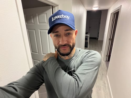 Customer photo review of Loverboy Snapback (Navy)