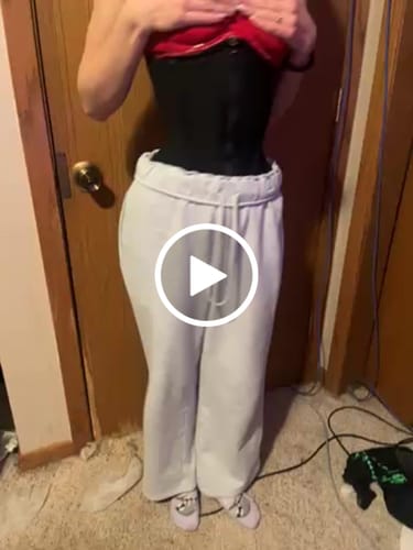 Customer video review of 2053 Hourglass Zipper Waist Trainer