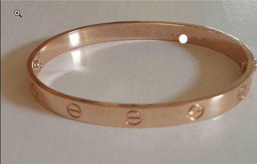 Customer photo review of LOVE BRACELET 6.1MM