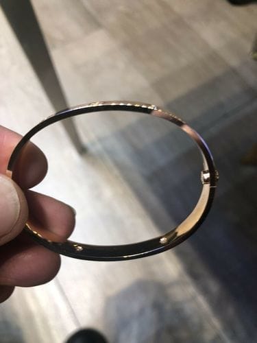 Customer photo review of LOVE BRACELET 6.1MM