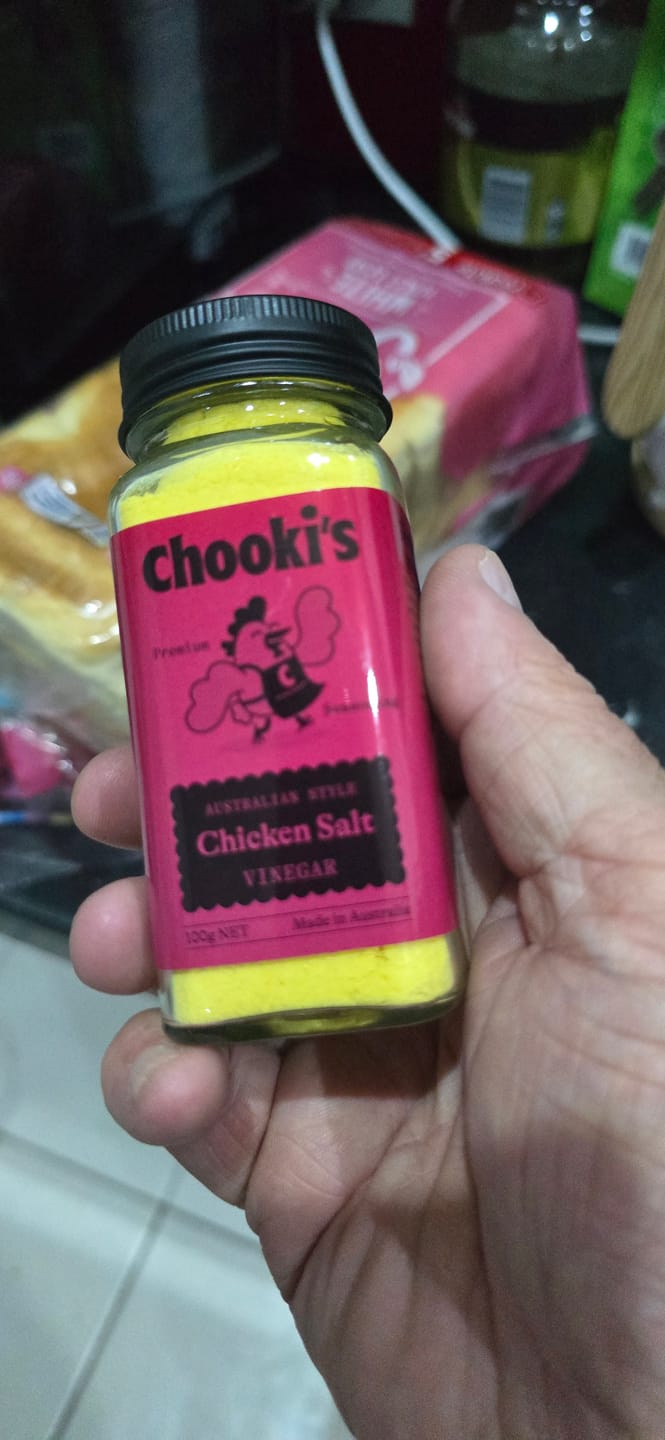 Customer photo review of Chooki's Vinegar Chicken Salt 100g