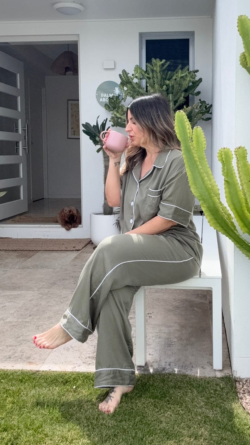 Customer photo review of Menopause Cooling Pyjama Autumn-Winter Set