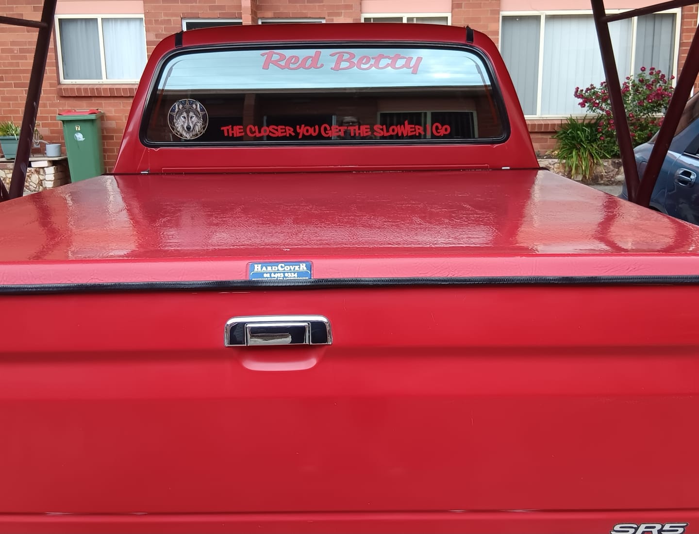 Customer photo review of Custom Text Decal (57cm)