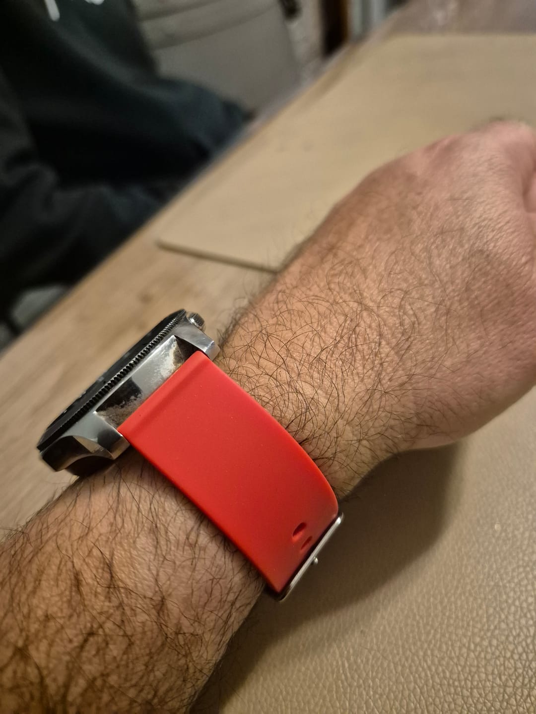 Customer photo review of Bracelet Montre Silicone