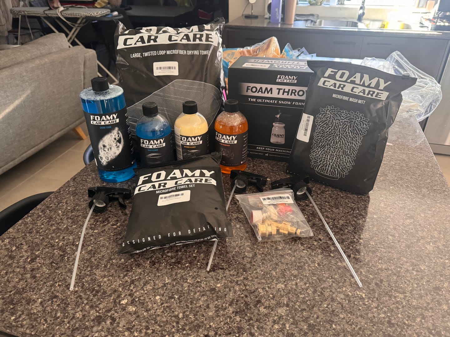 Customer photo review of Car Diy Cleaning Kit