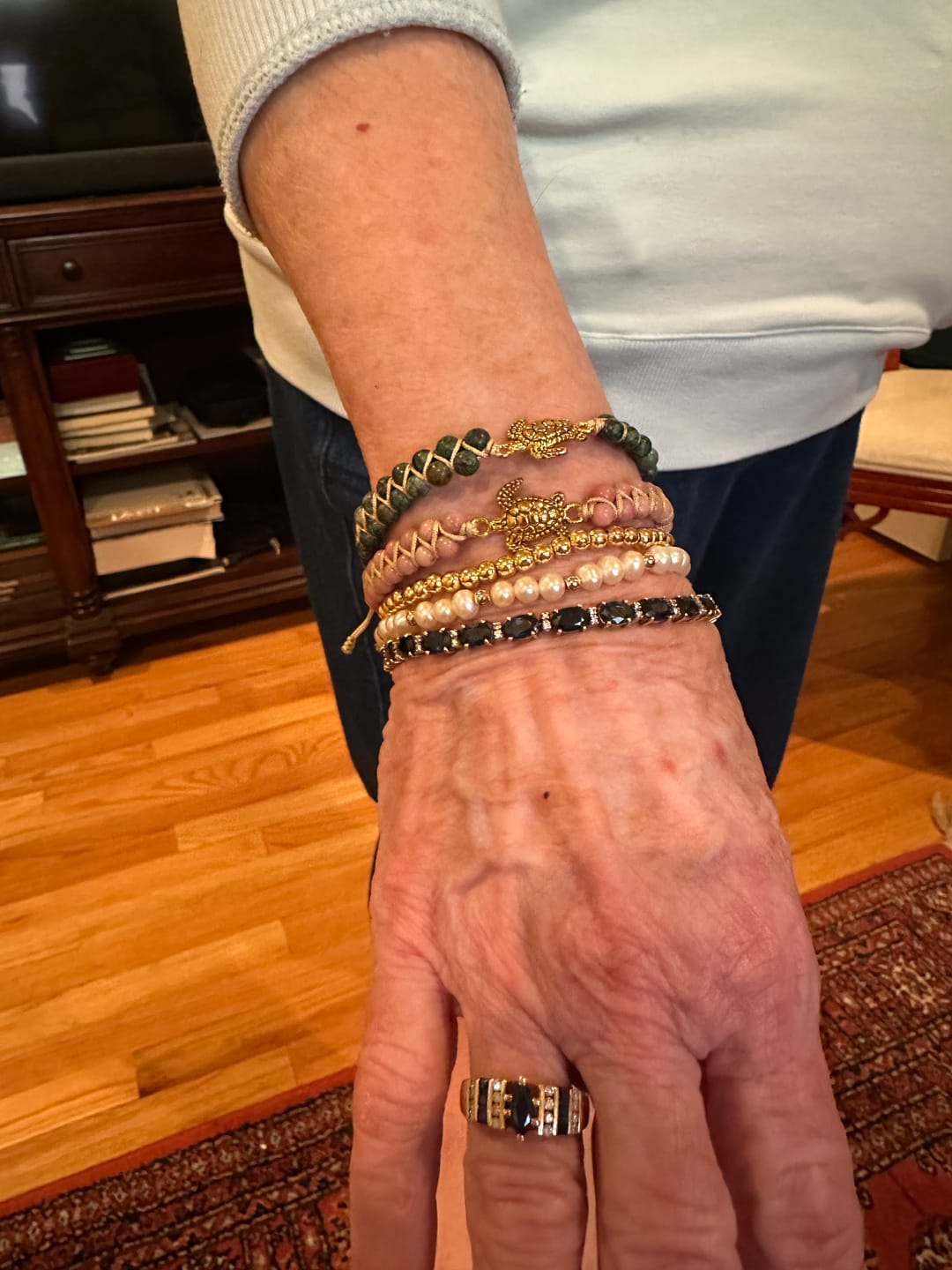 Customer photo review of Legendary Sea Turtle Bracelet