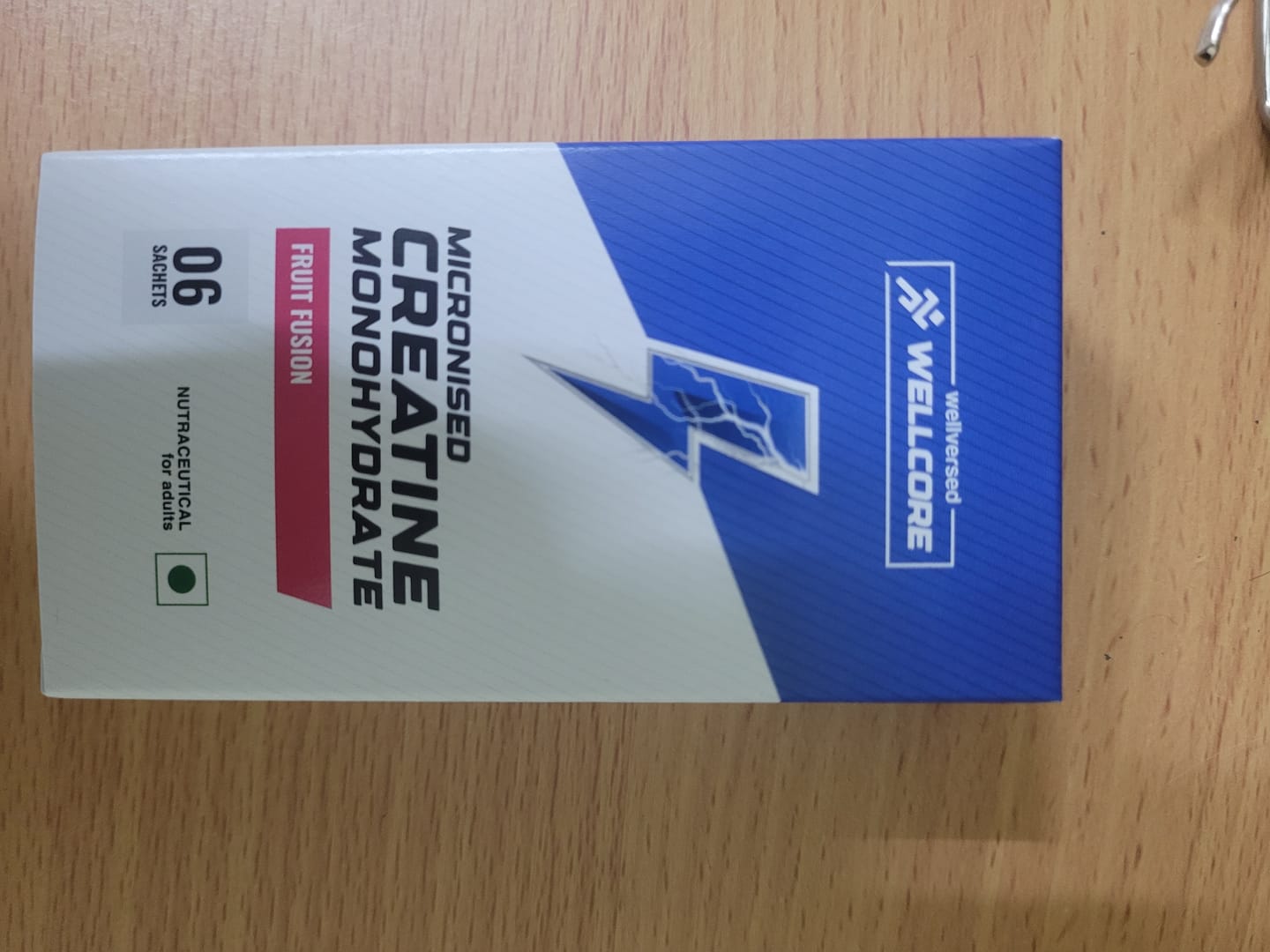 Customer photo review of Wellcore - Pure Micronised Creatine Monohydrate | Fruit Fusion (6 Sachets)