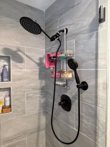 Customer photo review of 3-Spray Dual Shower Head Set