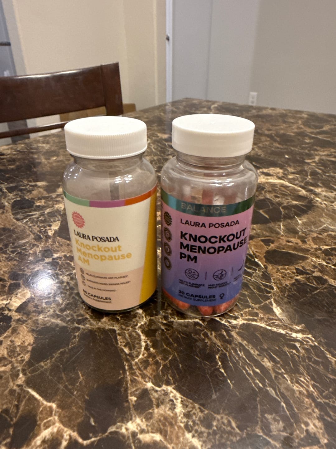 Customer photo review of *Combo Knockout Menopause 24 / 7 | Alivio Síntomas Menopausia AM y PM