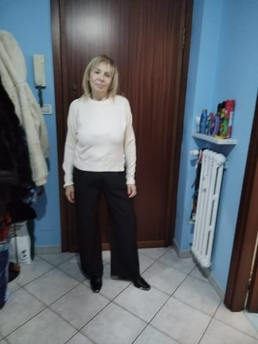Customer photo review of Maglione Perle laterali - beige