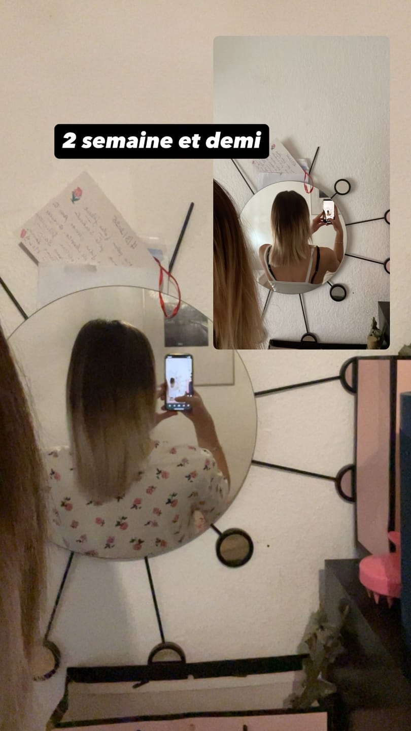 Customer photo review of La potion magique - Hair transformation