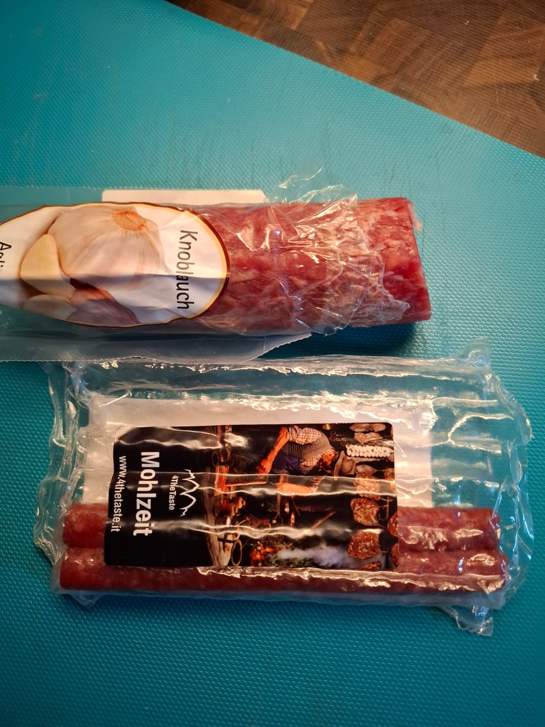 Customer photo review of Knoblauch Salami - 200g
