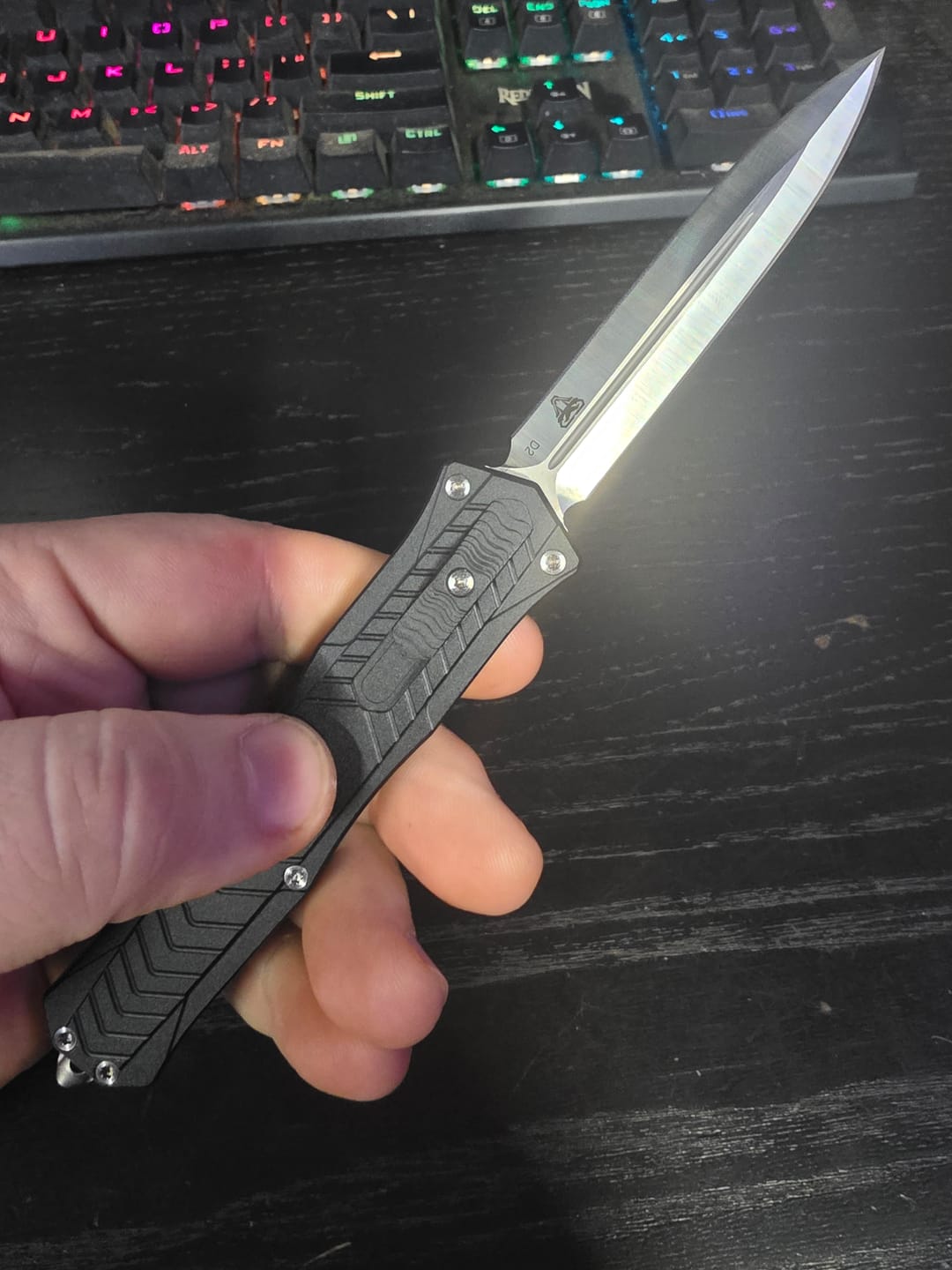 Customer photo review of VT Emperor D2 OTF Knife