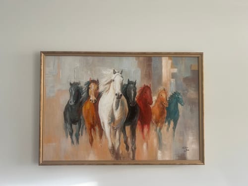 Customer review photo for Contemporary Horse Art #HA036