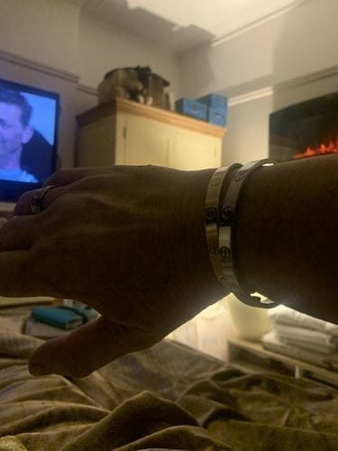 Customer photo review of LOVE BRACELET 6.1MM