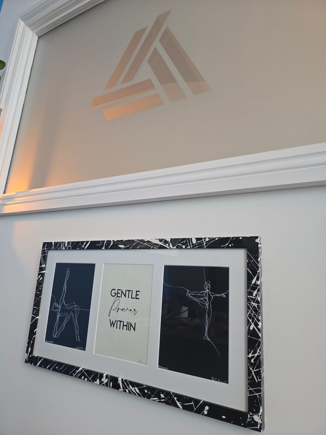 Customer photo review of Mini Yoga & Mantra Prints (Cream)