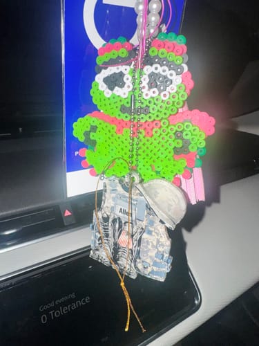 Customer photo review of Military Uniform - Boots & Hat - Personalized Flat Acrylic Ornament