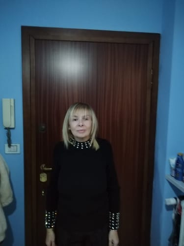 Customer photo review of Maglione Choker con brillanti - nero