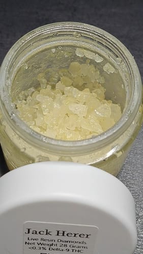 Customer photo review of Jack Herer | Live Resin Diamonds