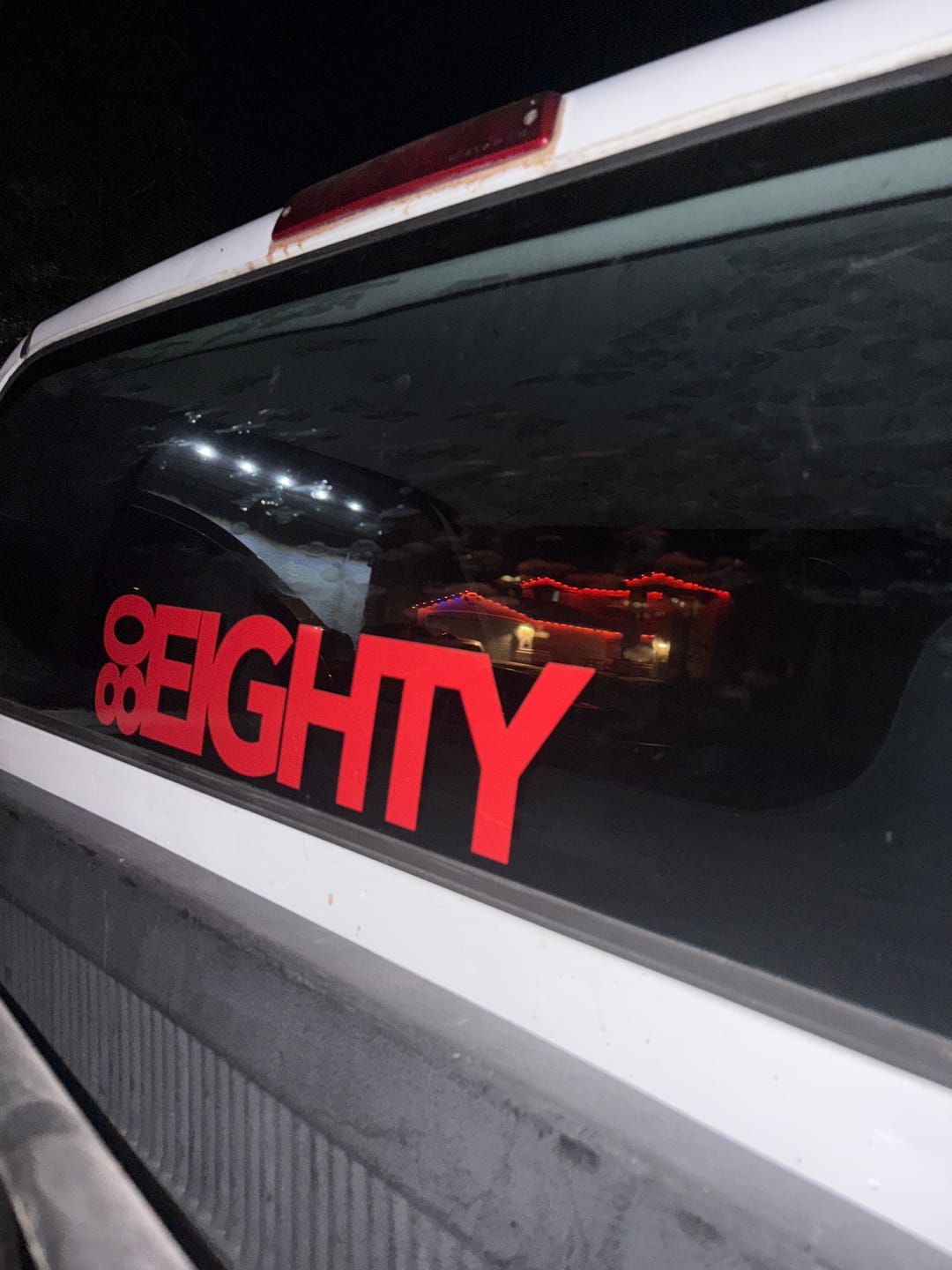 Customer photo review of 80Eighty® Red Decal