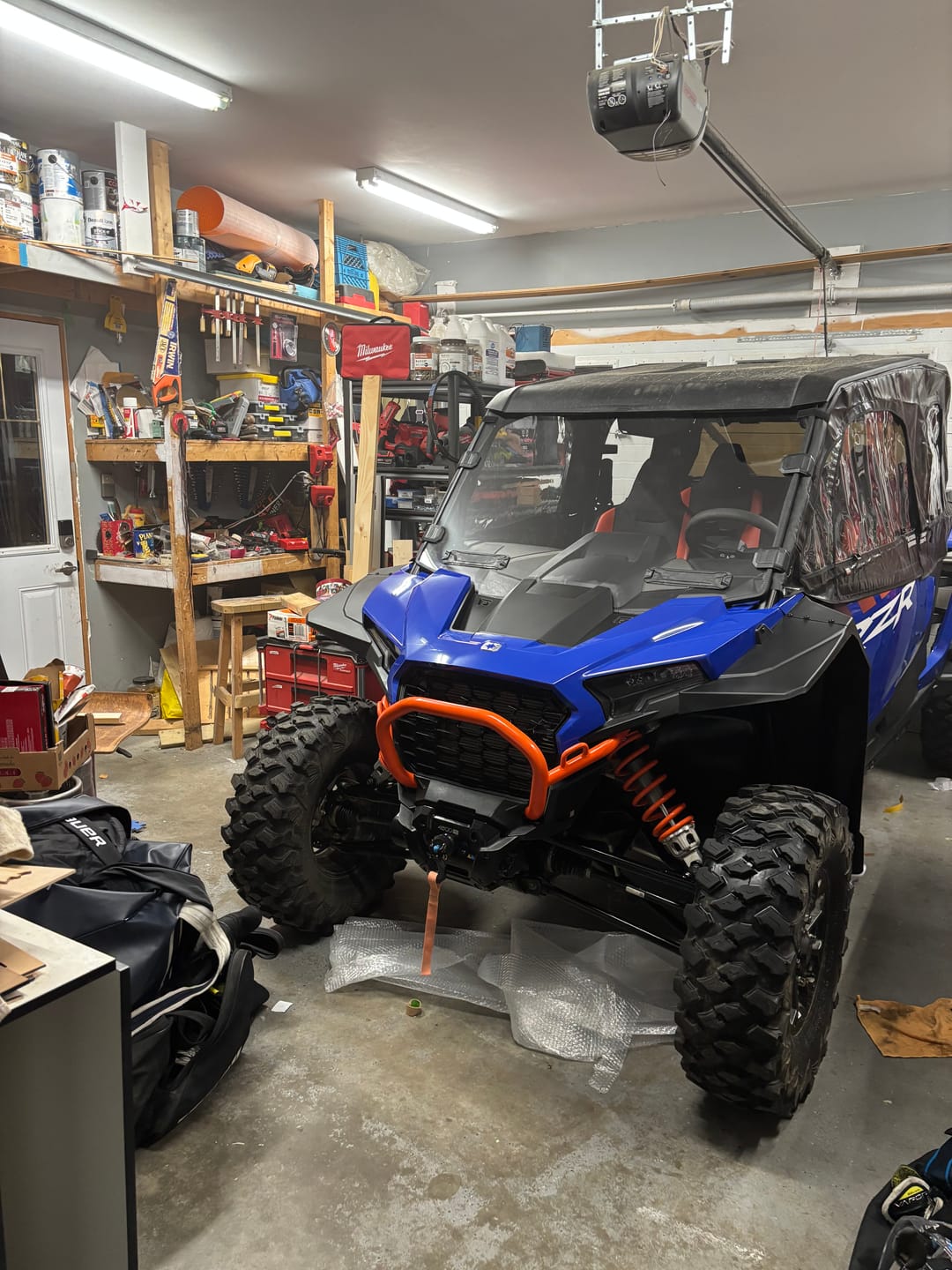Customer photo review of Soft Cab Enclosure Upper Doors for 2024+ Polaris RZR XP 4 1000