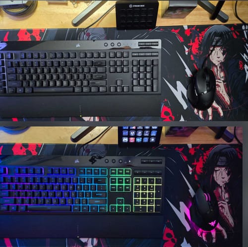 Customer photo review of Raven's Eye Large Mouse Pad