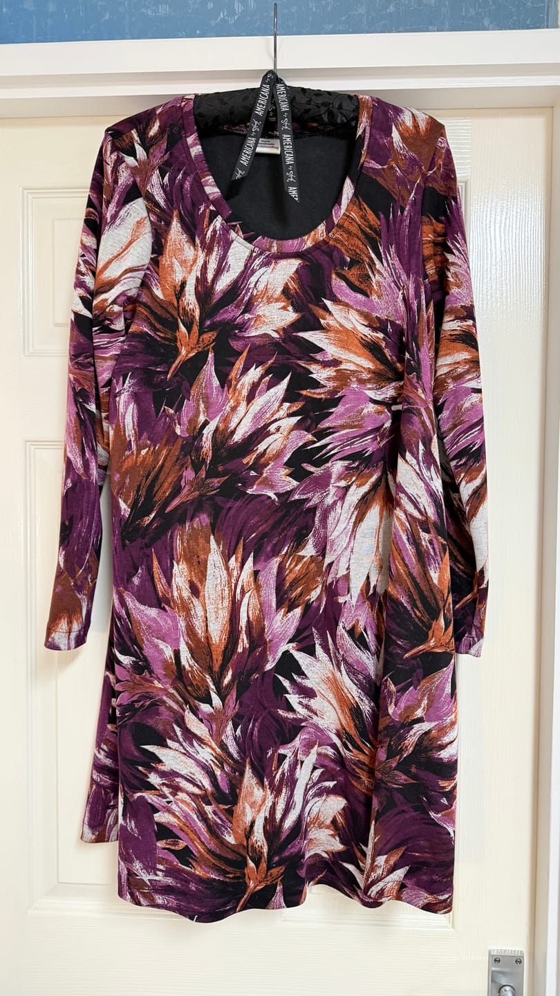 Customer photo review of Tropical Blooms Digital Modal-Touch Jersey Fabric