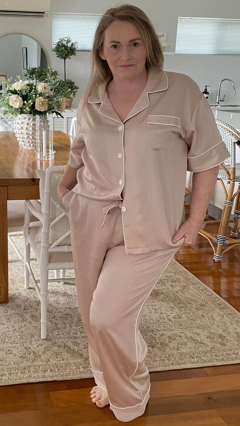 Customer photo review of Menopause Cooling Pyjama Autumn-Winter Set