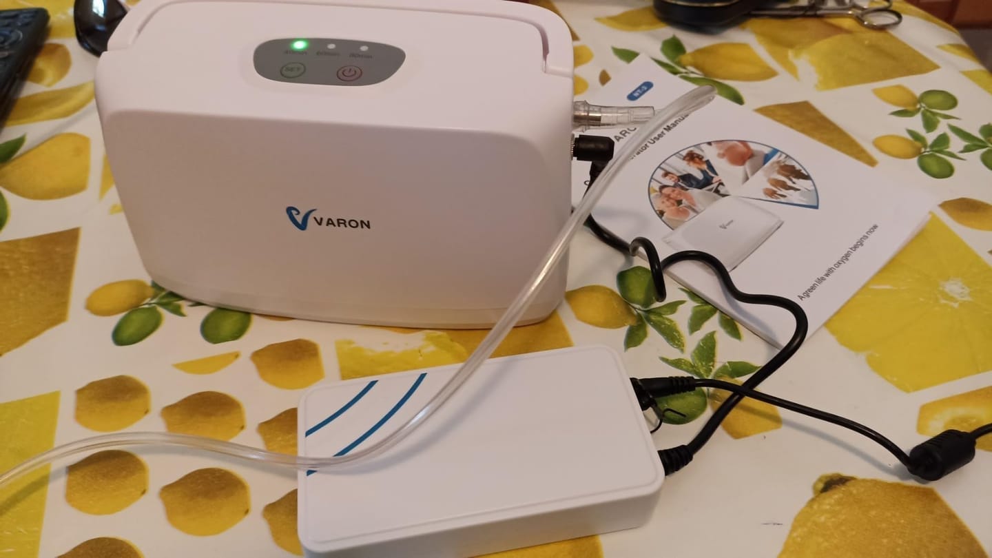 Customer photo review of VARON VL-1 | Mały przenośny koncentrator tlenu, mini tlenowy towarzysz w podróży