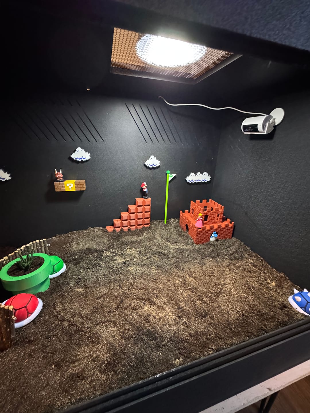 Customer photo review of 96"x24"x24" / 8'x2'x2' Premium PVC Reptile Enclosure