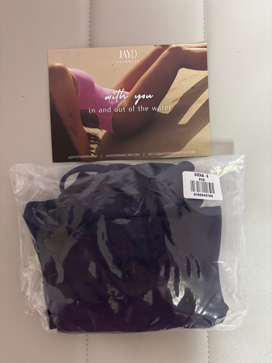 Customer photo review of SIENA ONE PIECE - Acai